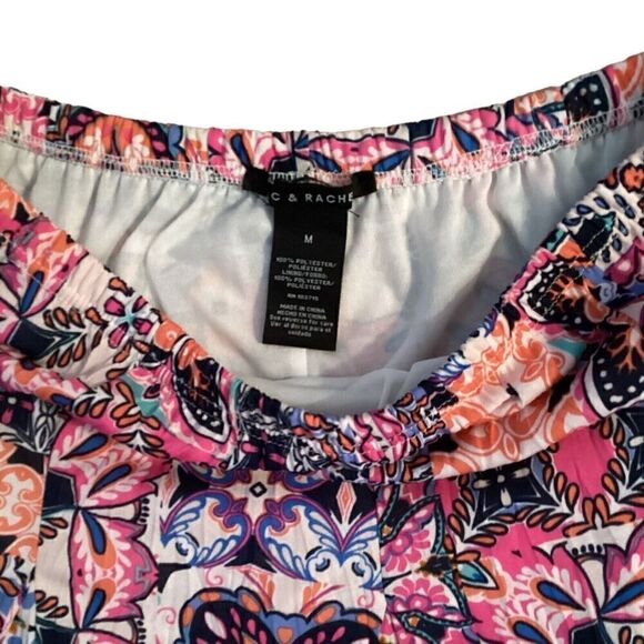 Zac & Rachel Lined Long Maxi Skirt Elastic Waist Size Medium - Picture 4 of 6